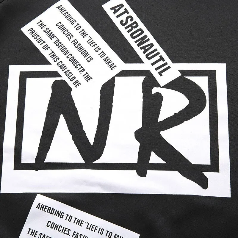 Men's Casual Letter Printed Hoodies