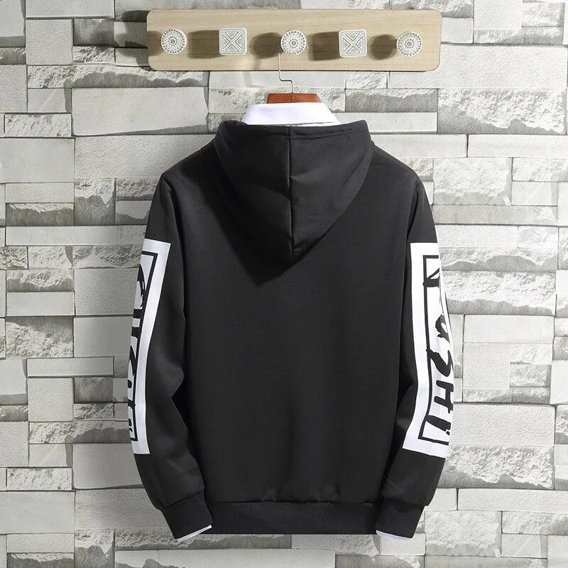 Men's Casual Letter Printed Hoodies