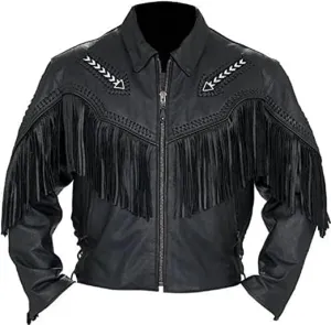 Mens Leather Buckskin Mountain Man Reenactment Suede Leather Native American Red Indian Fringes Beaded Jackets Warshirt