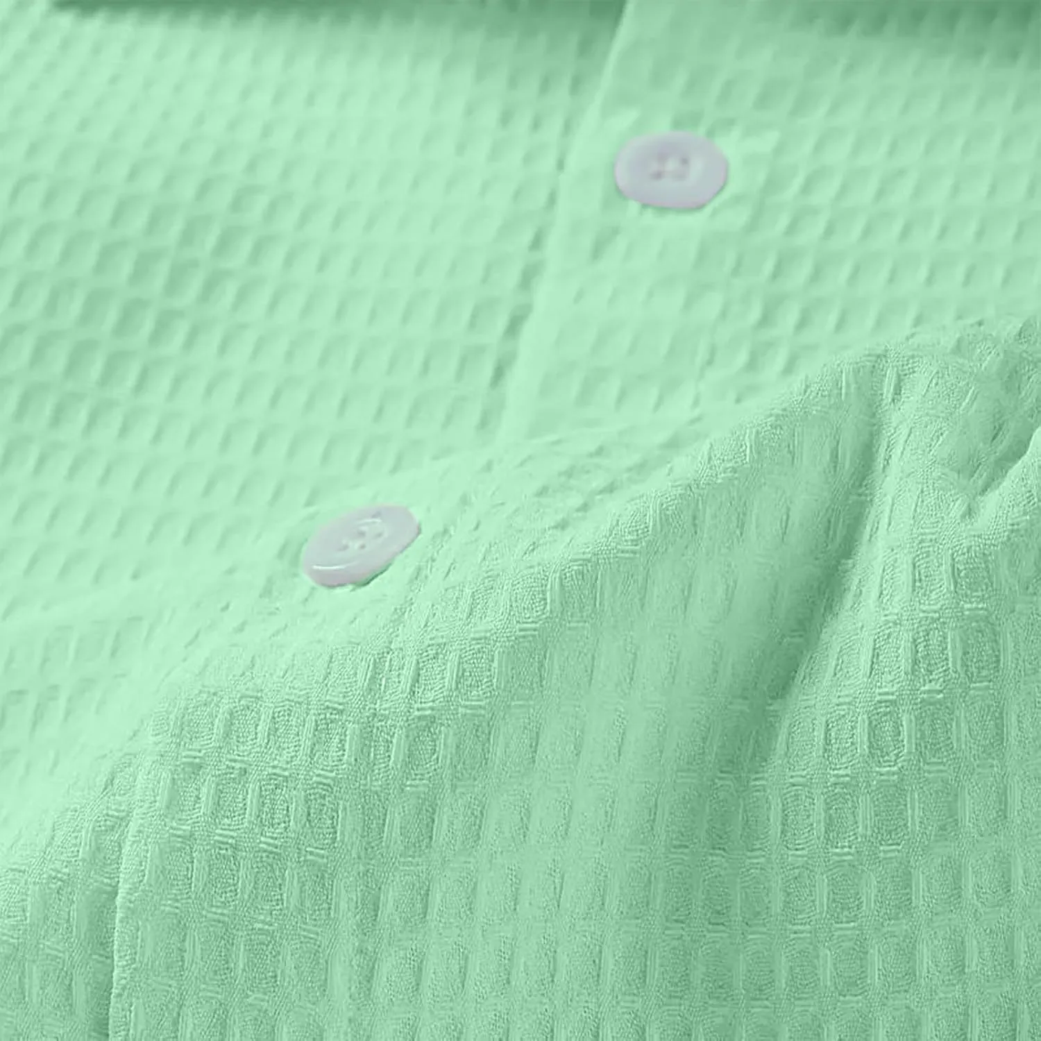Men's Short Sleeve Button Down Shirt Summer Untucked Regular Fit Beach Dress Shirts with Pocket Linen Shirts for Men