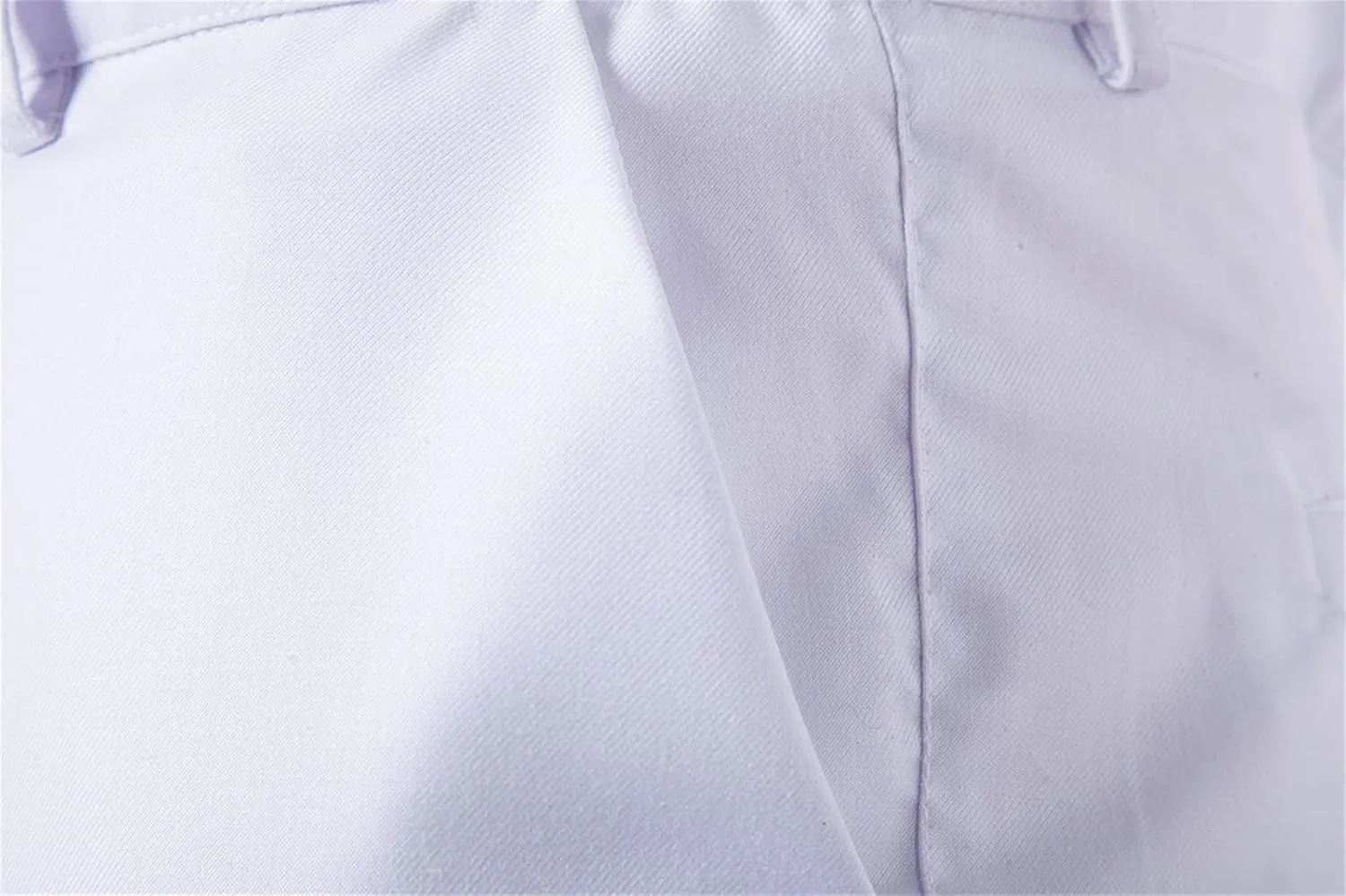 Mens Slim Fit Dress Pants Classic Modern Flat Front Chino Trousers Solid Color Business Wrinkle Resistant Pant