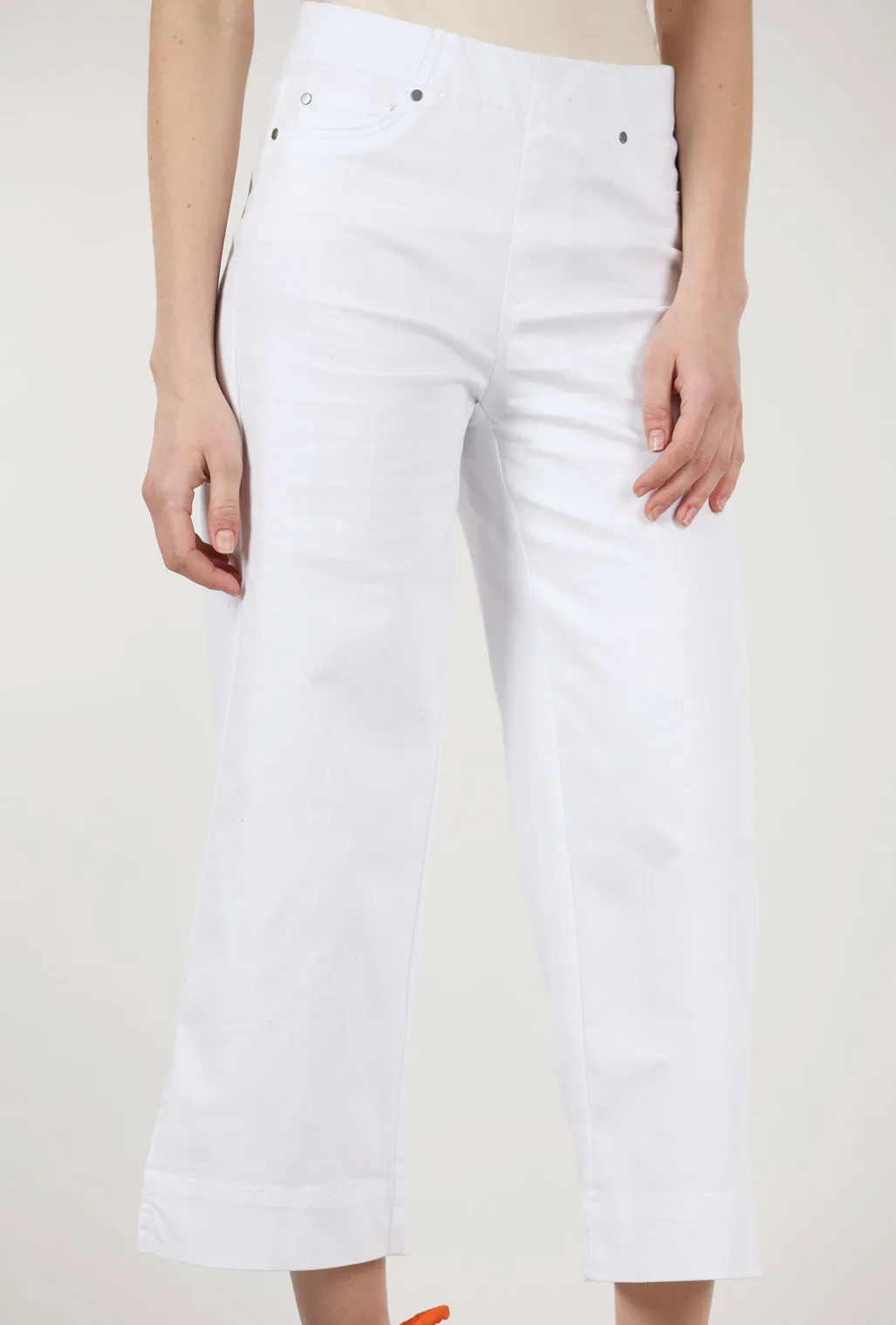 Modern Stretch Crop Pant, White