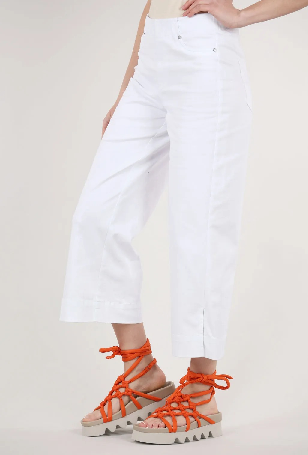 Modern Stretch Crop Pant, White