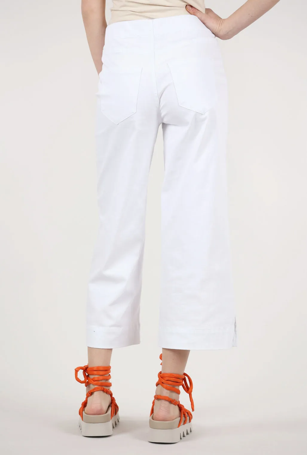 Modern Stretch Crop Pant, White