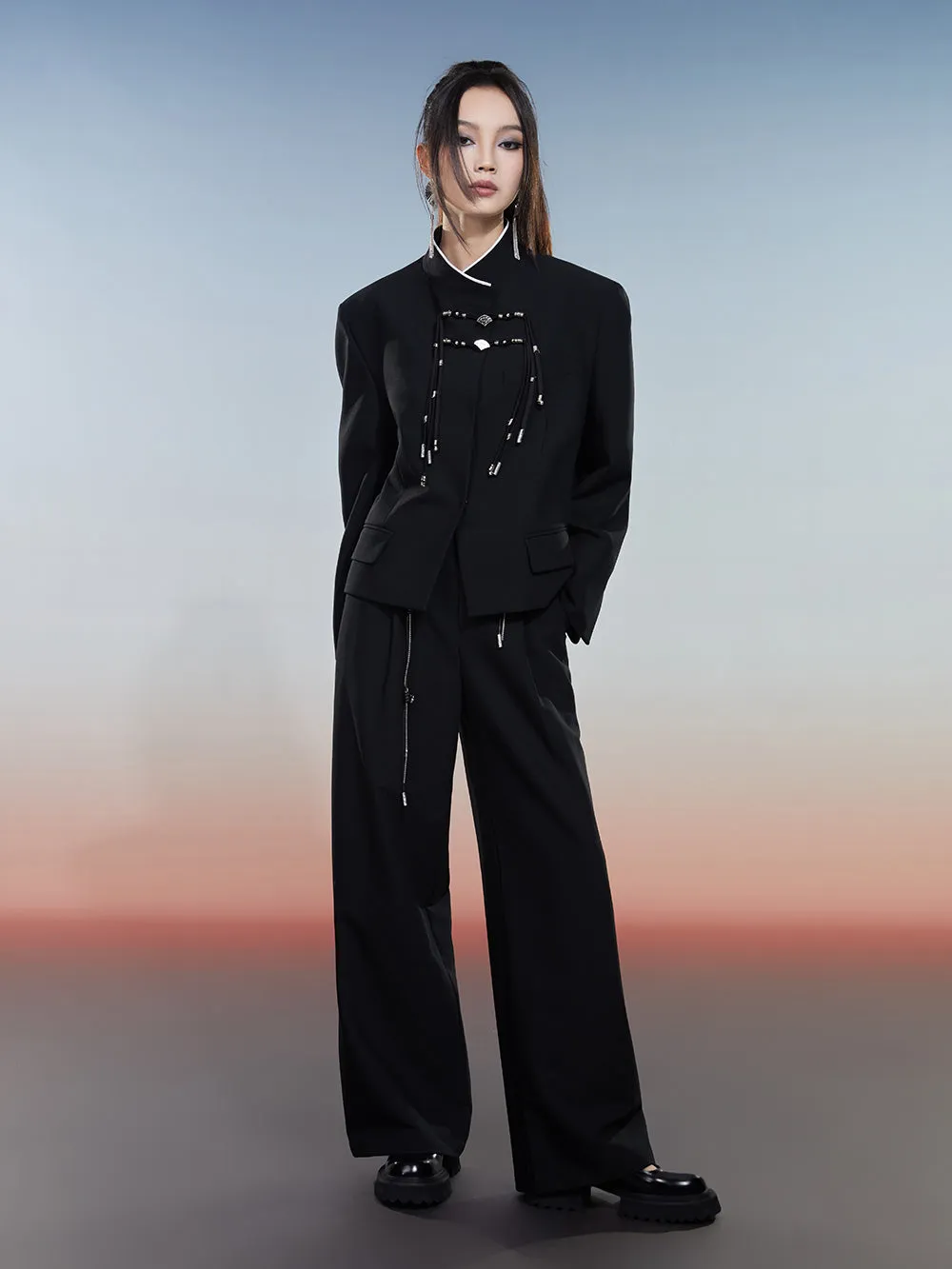 MUKZIN Black Short Versatile High-quality Suit Jacket
