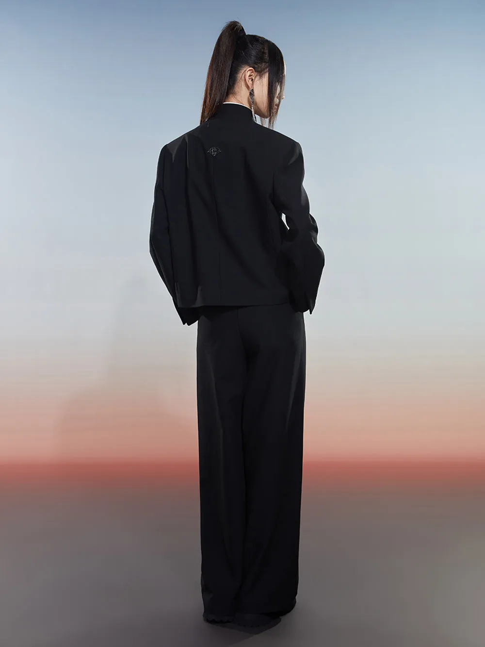 MUKZIN Black Short Versatile High-quality Suit Jacket
