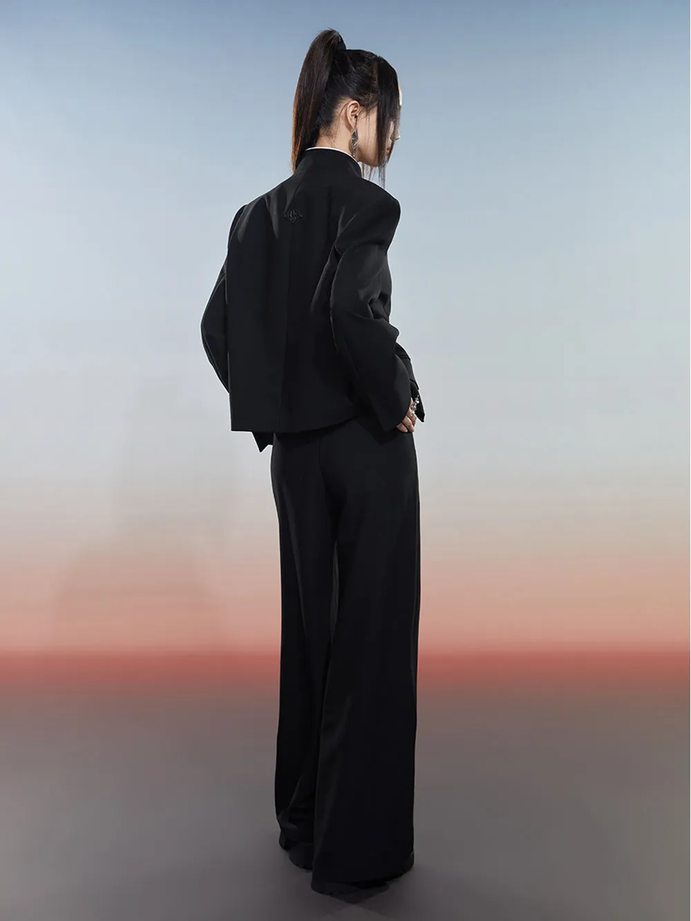 MUKZIN Black Short Versatile High-quality Suit Jacket