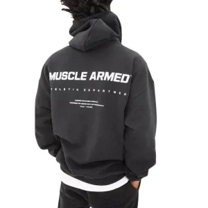 MUSCLE ARMED Fitness Workout Hoodie