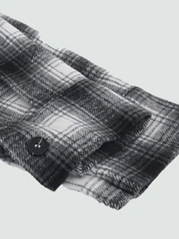 Neoma Plaid Shirt Long Tops Versatile Casual Women's Clothing