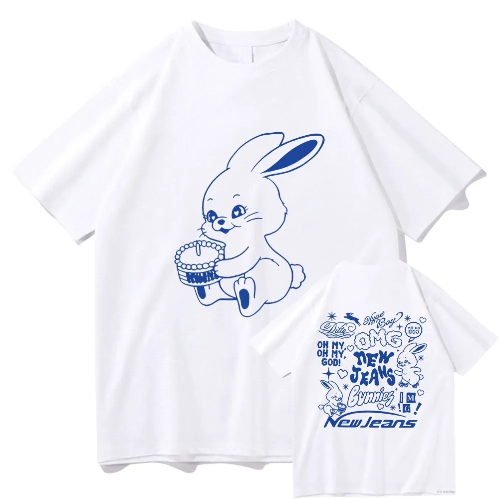 New Jeans Bunnies Cotton Tees