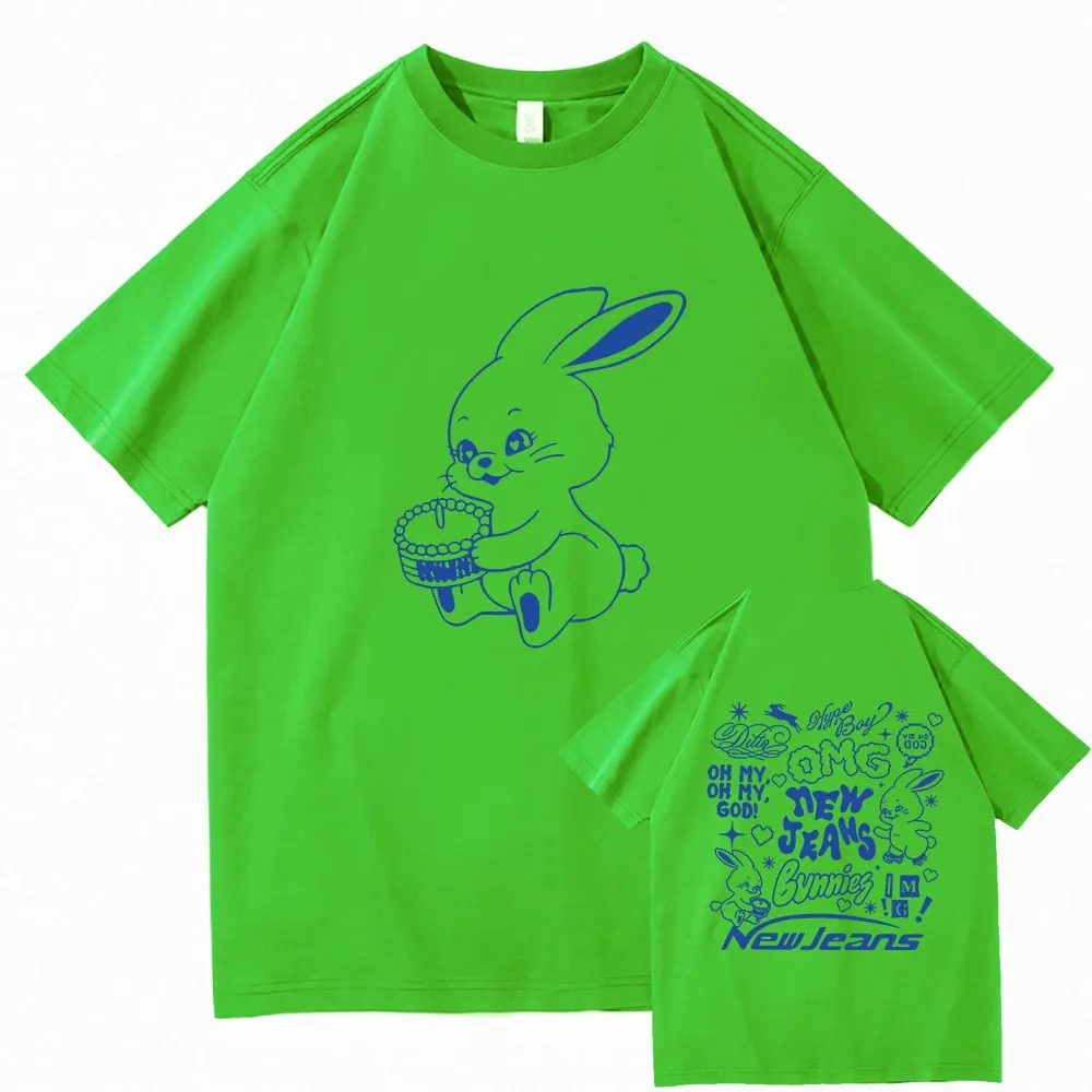 New Jeans Bunnies Cotton Tees