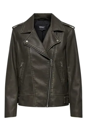 Numa Faux Leather Biker
