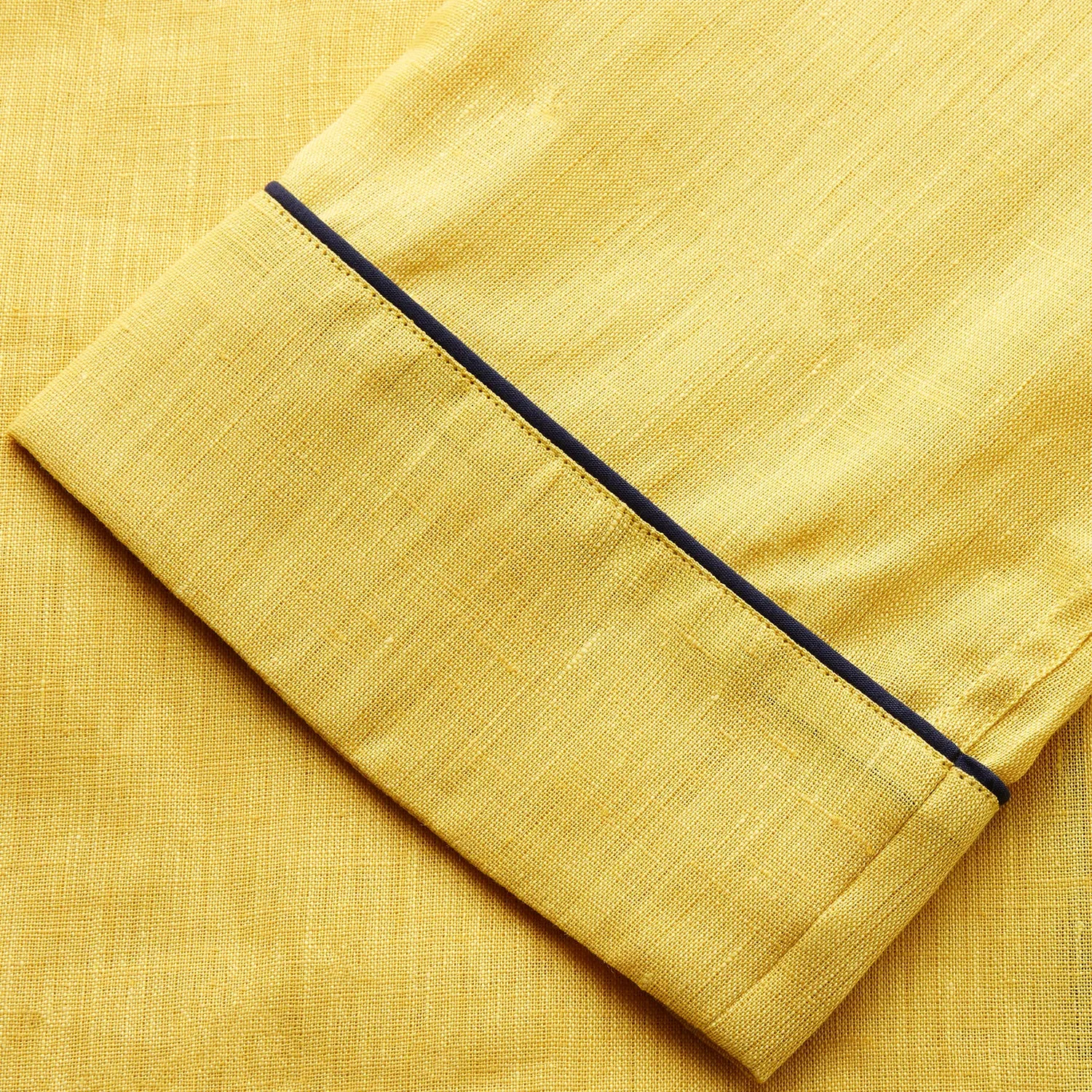 Ochre Linen Modern Pyjama Set