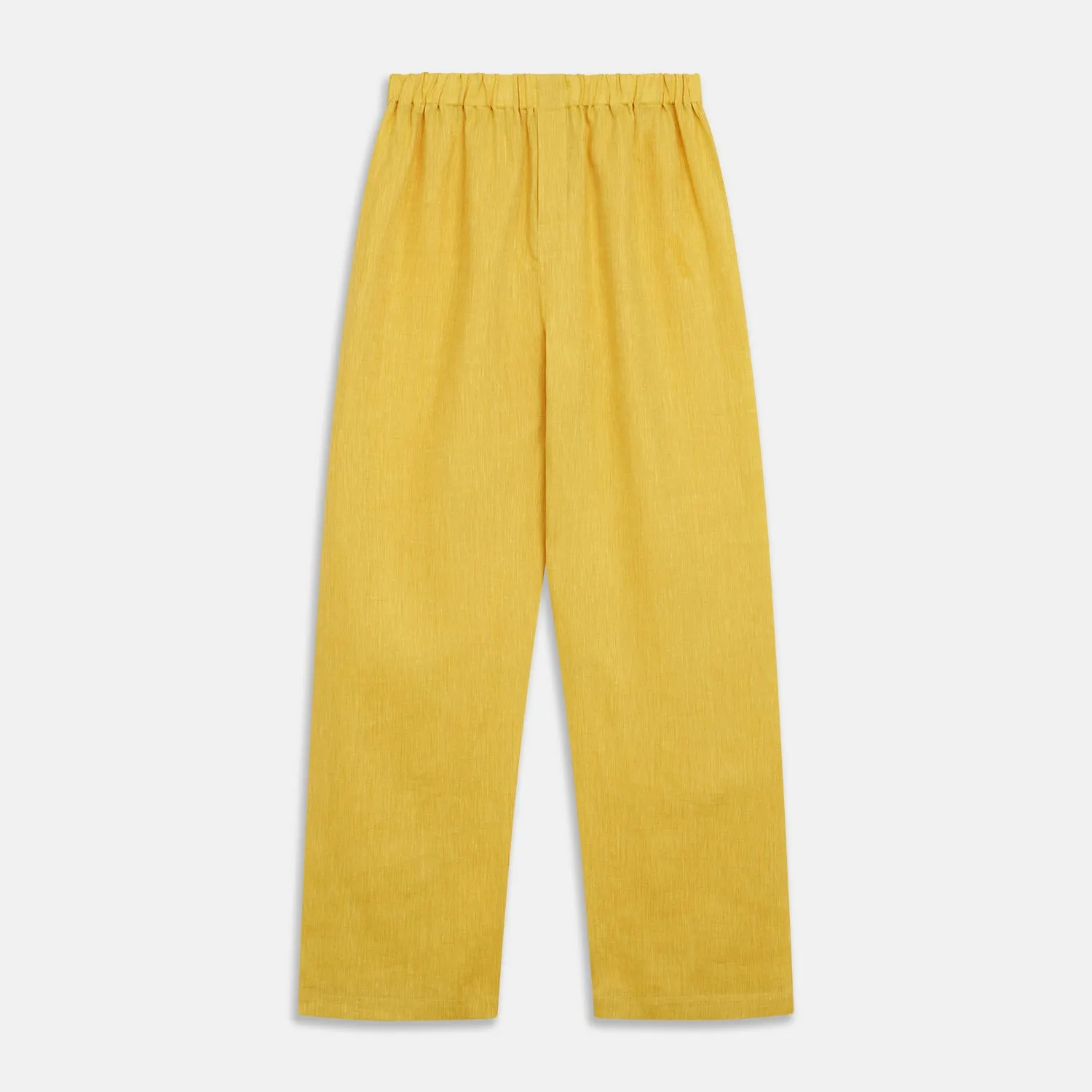 Ochre Linen Modern Pyjama Set