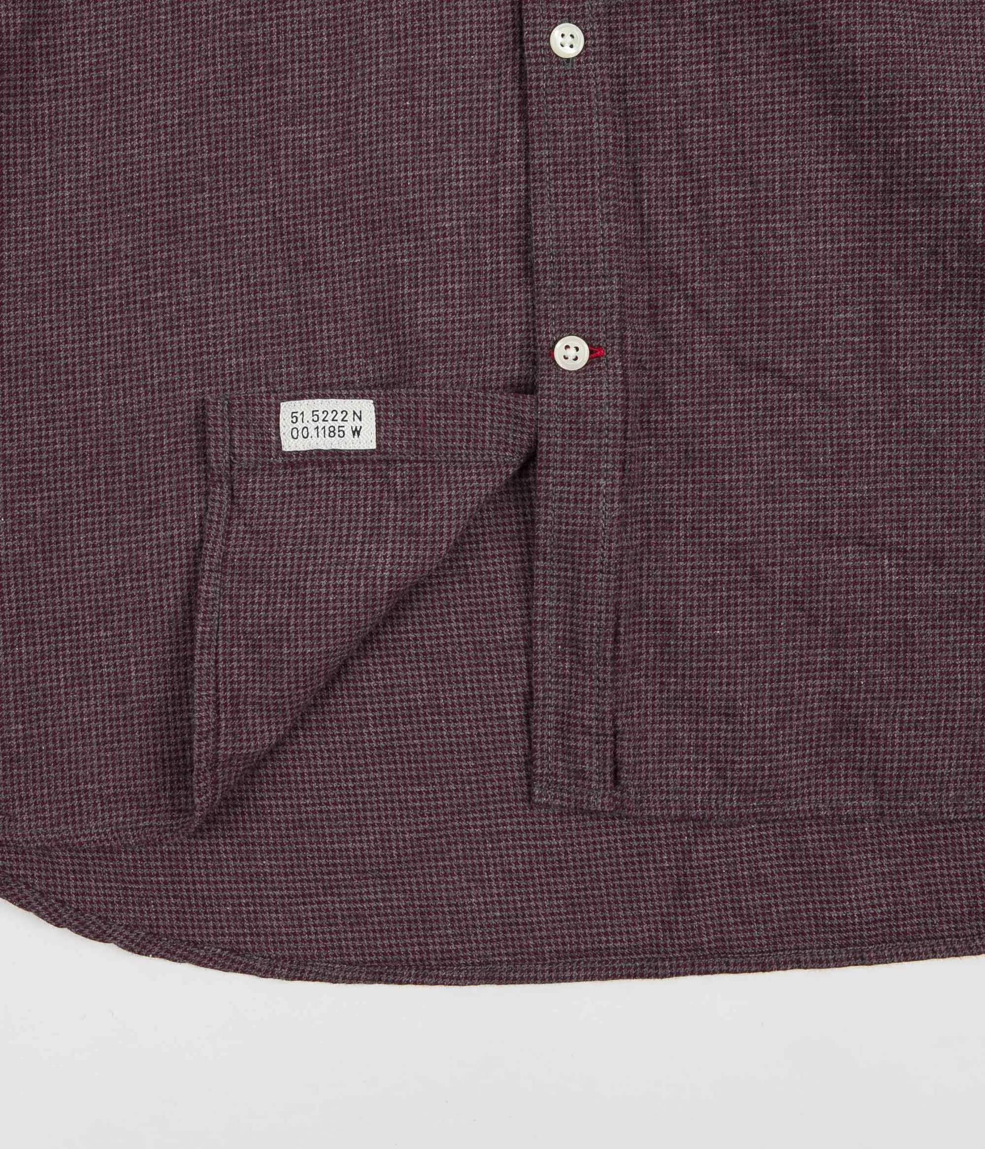 Oliver Spencer Clerkenwell Tab Shirt - Pippen Red