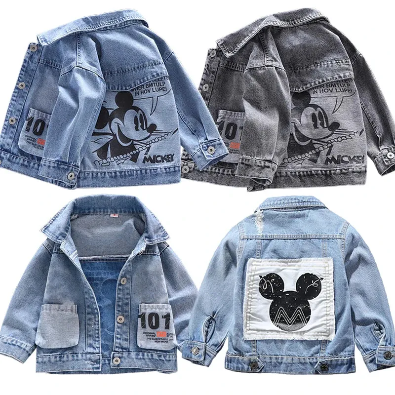Outerwear Cartoon Jean Jackets