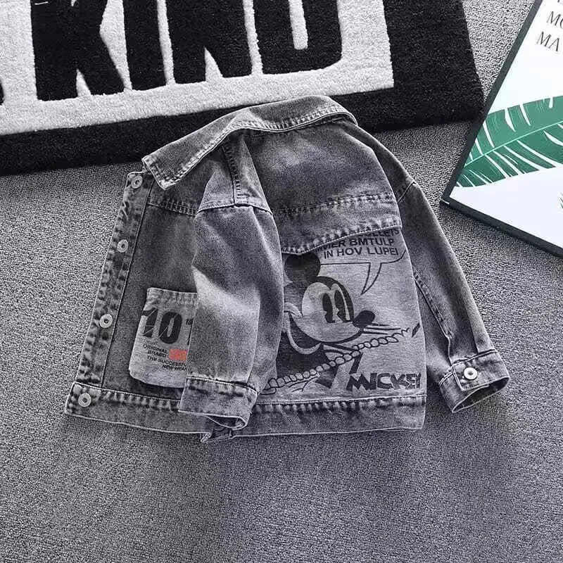 Outerwear Cartoon Jean Jackets