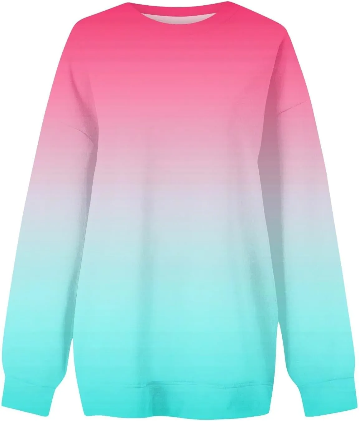Oversized Long Sleeve Crewneck Sweatshirts For Teen Girls Fall Fashion Womens Pullover Tops Casual Loose y2k Clothes
