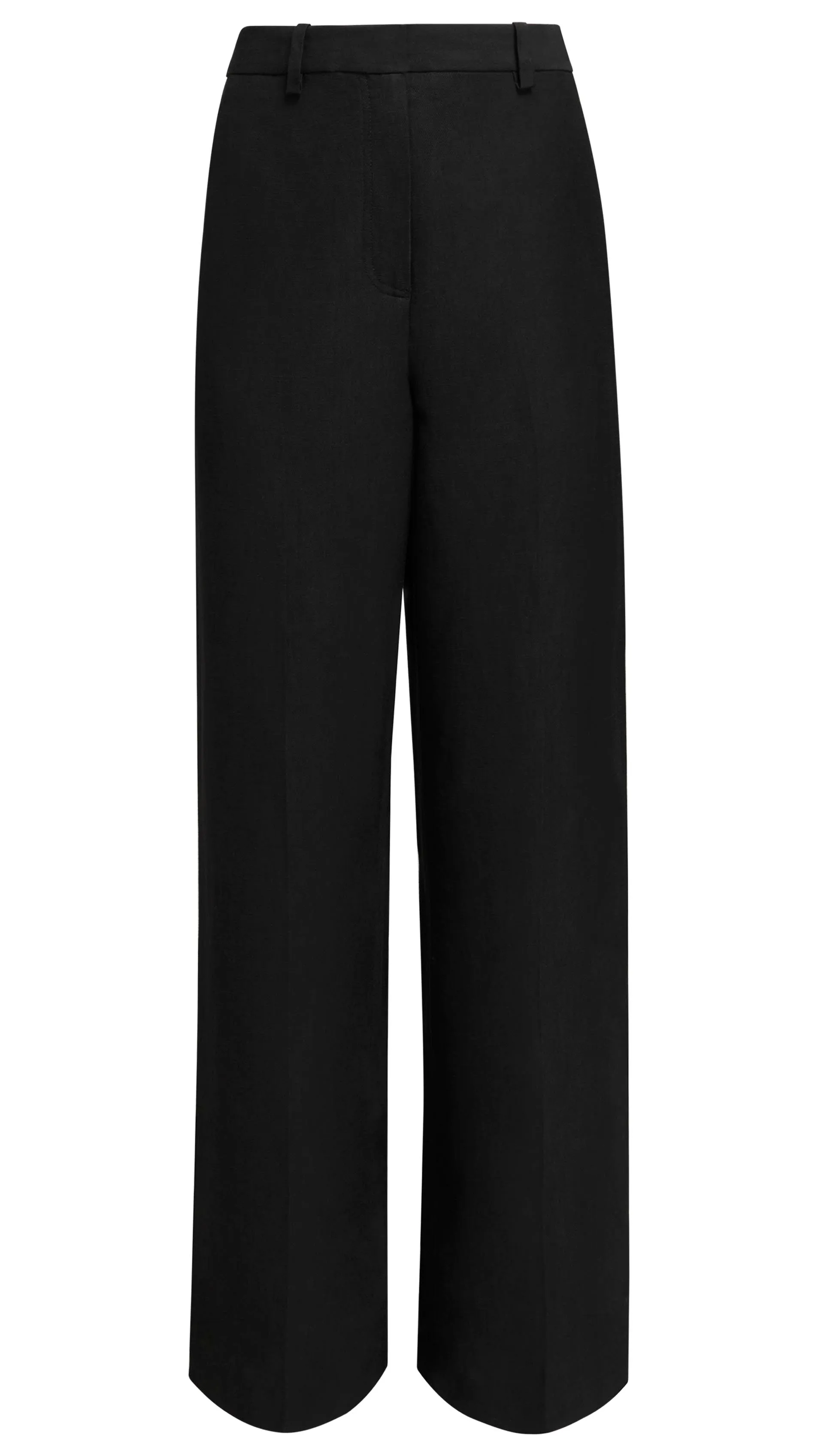 Park Trouser in Viscose Linen Twill | Black