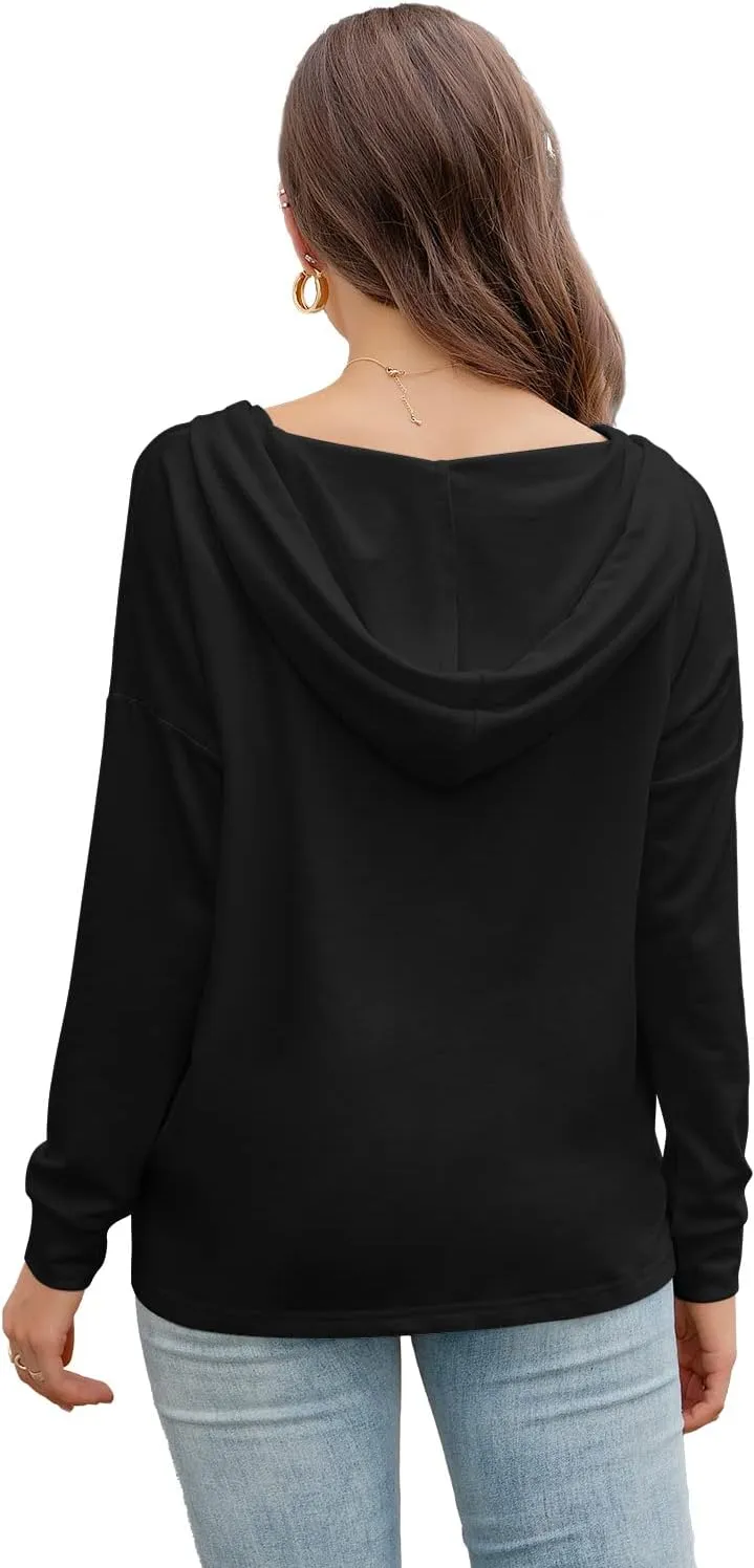 PCEAIIH Fashion Tops Hoodies for Women Pullover Casual Sweatshirts Long SLeeve Shirts Loose Fit