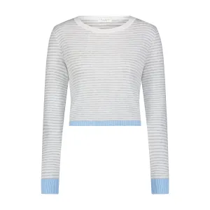 Polkadot NELL CROP SLOUCHY Grey Sailor Stripe