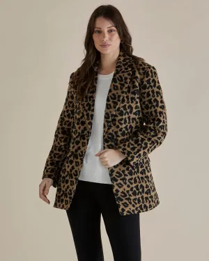 Prague Coat - Animal Print