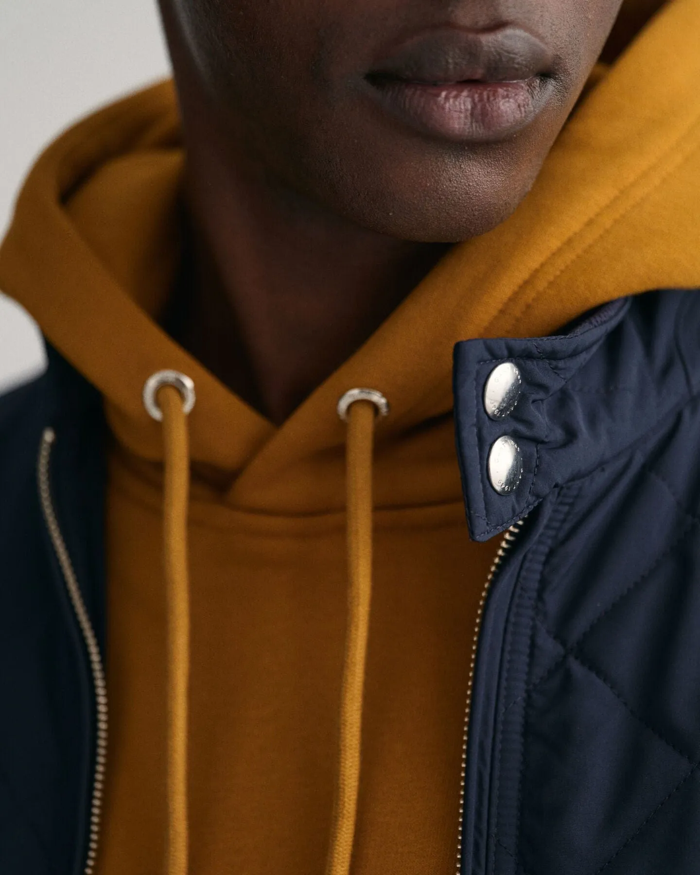 Quilted Windcheater - Evening Blue