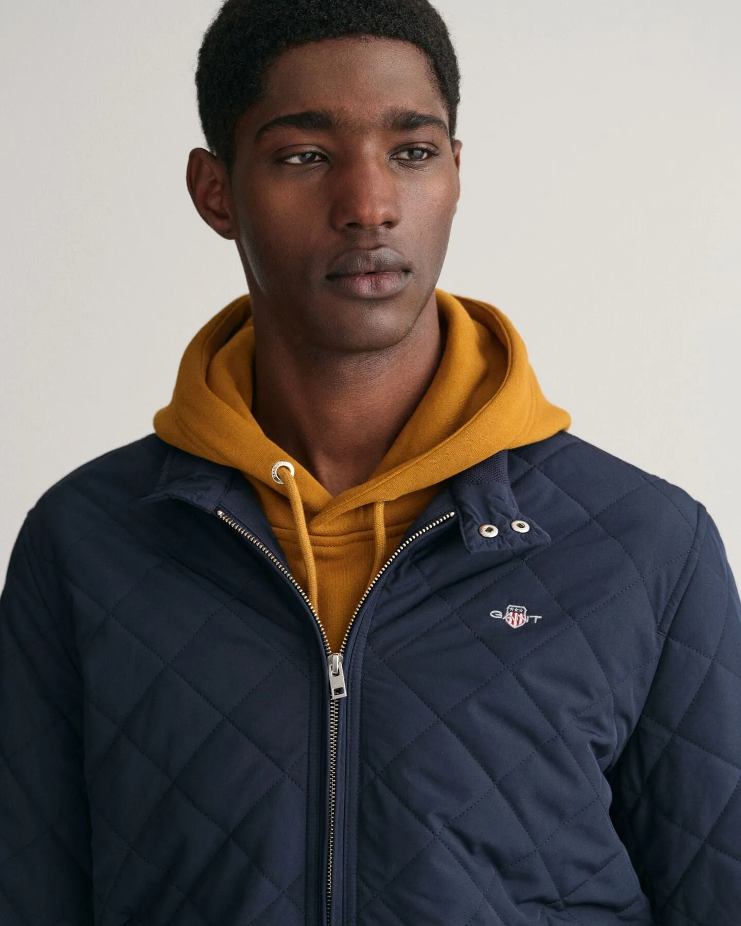 Quilted Windcheater - Evening Blue