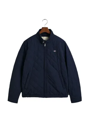 Quilted Windcheater - Evening Blue