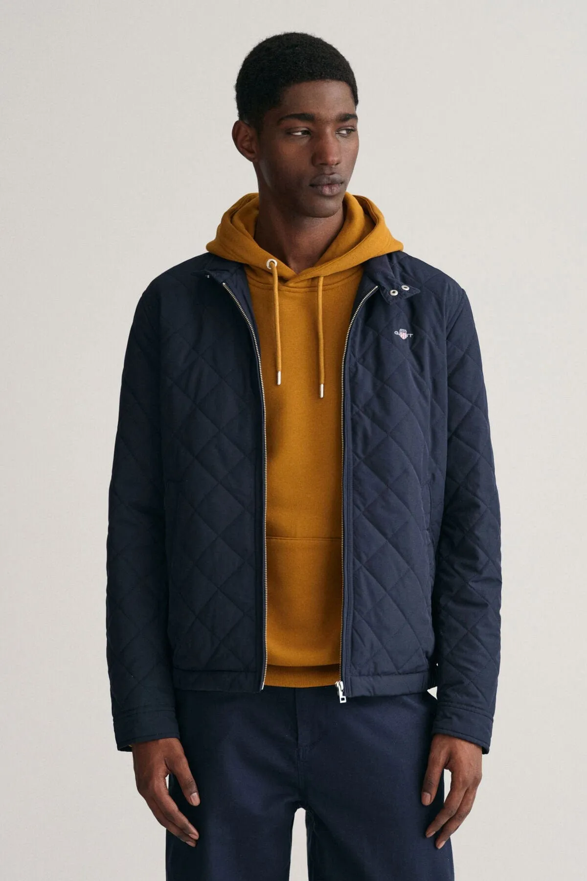 Quilted Windcheater - Evening Blue