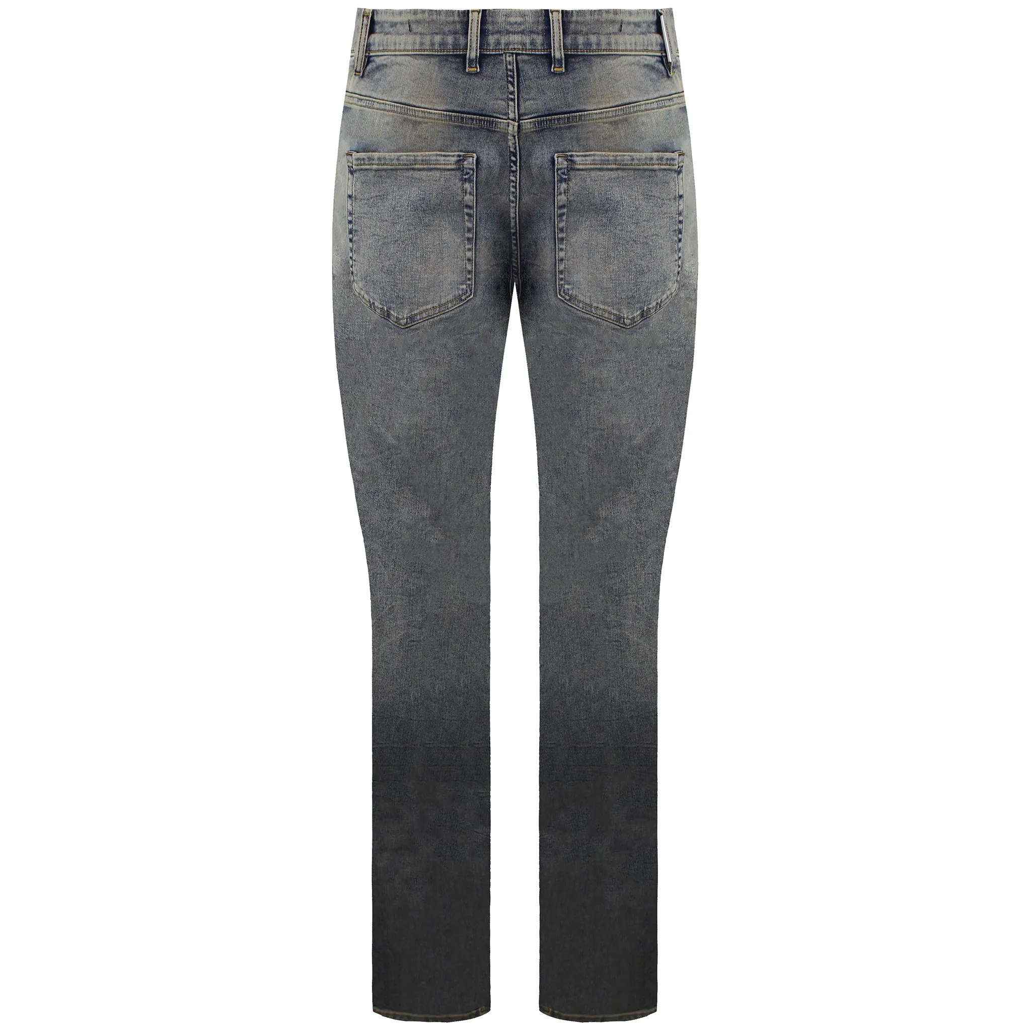 Represent Detroyer Mens Blue Cream Jeans