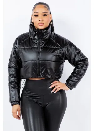 Seal and Shine Puffer Jacket