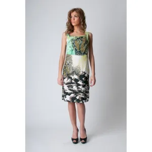 Sleeveless Animal Print Dress