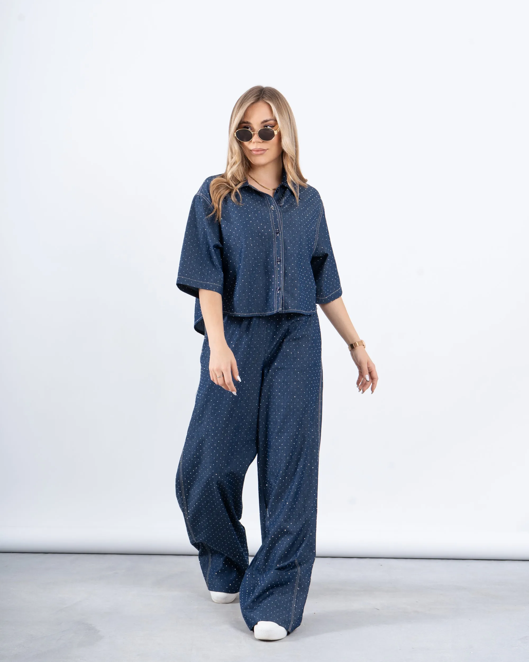 Sparkling Denim Shirt