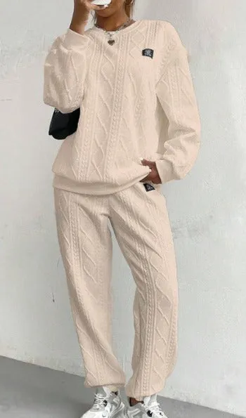 Sylis | Cable Knit Lounge Set