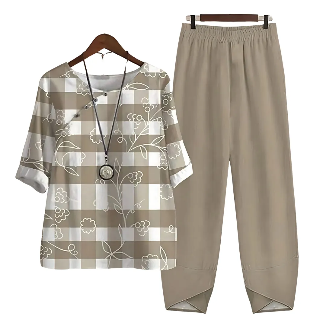 Sylis | Effortless and chic shirt and pant set