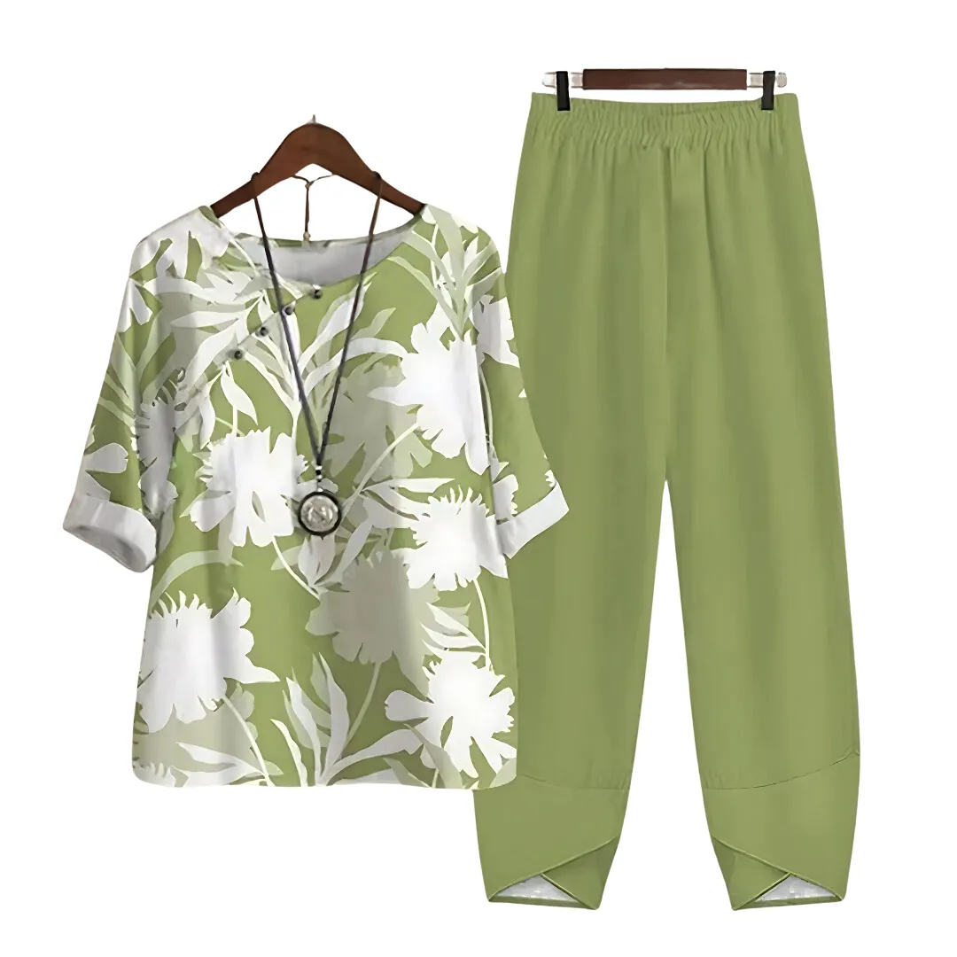Sylis | Effortless and chic shirt and pant set