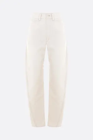 Twisted Trousers In Denim