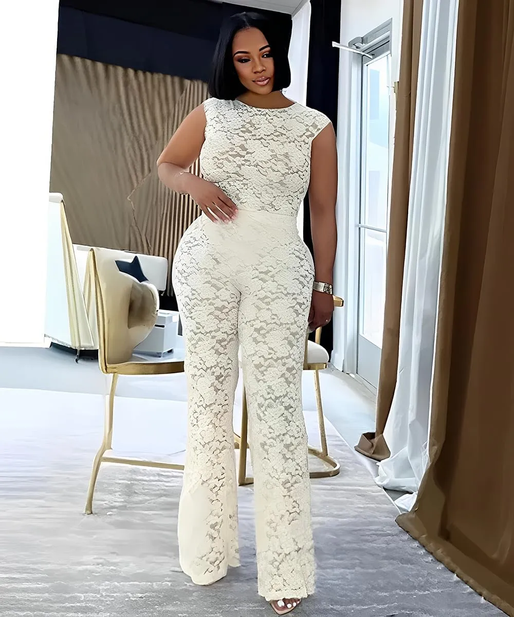 Two Piece Sets For Women Sexy Mesh Print See Through Going Out Birthday Club Outfits Bodycon Summer Pant Set