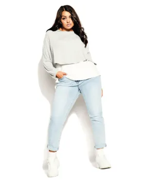 Versatile Top | Light Grey / Ivory