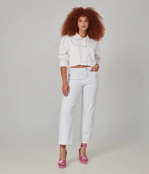 Willow Cargo Pant-White