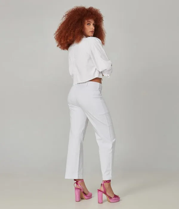 Willow Cargo Pant-White