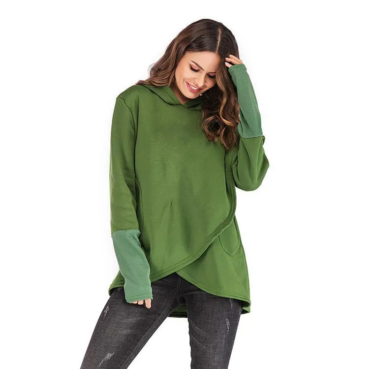 Women Hoodies Sweatshirts Autumn Winter Plus Size Long Sleeve Pocket Pullover Hoodie Female Casual Warm Hooded Sweatshirt