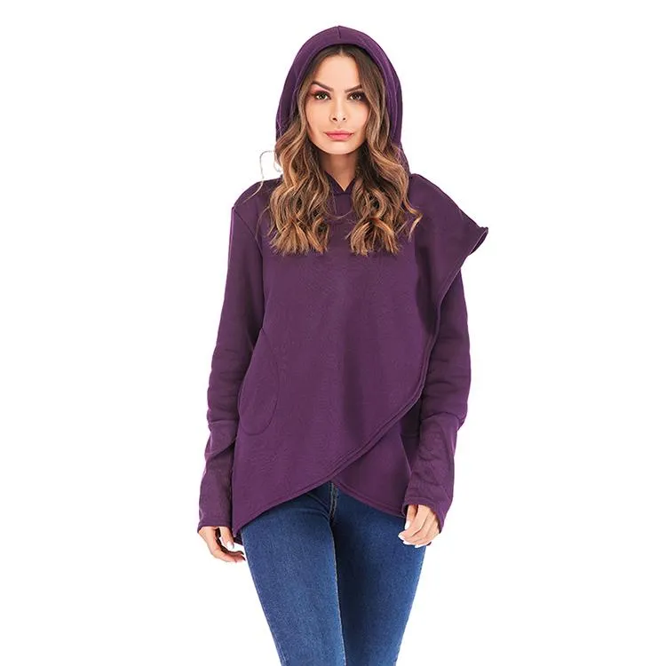 Women Hoodies Sweatshirts Autumn Winter Plus Size Long Sleeve Pocket Pullover Hoodie Female Casual Warm Hooded Sweatshirt