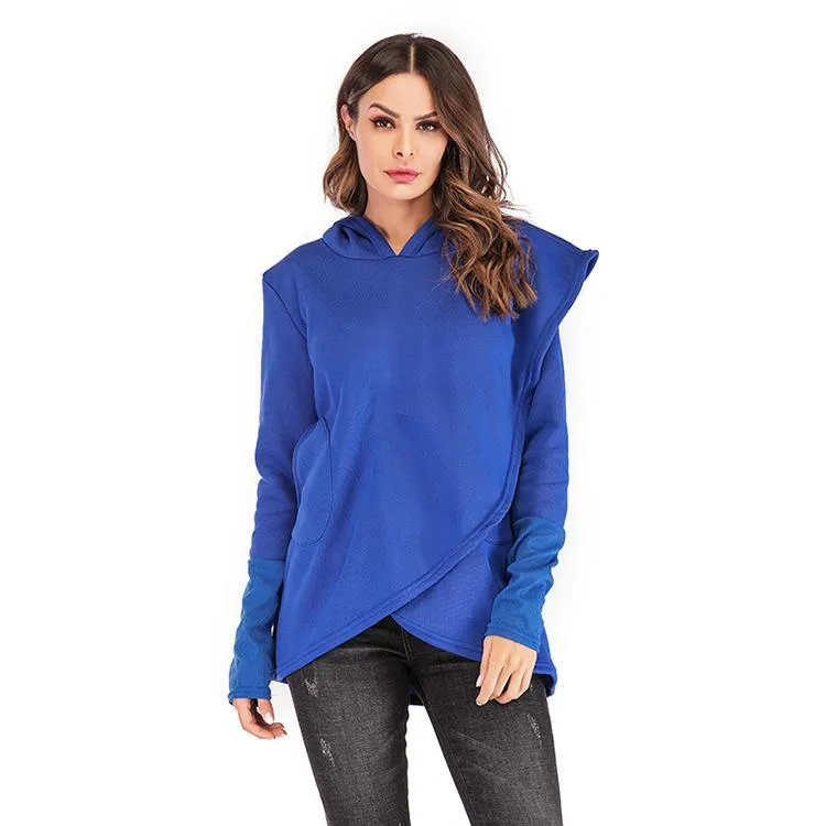 Women Hoodies Sweatshirts Autumn Winter Plus Size Long Sleeve Pocket Pullover Hoodie Female Casual Warm Hooded Sweatshirt