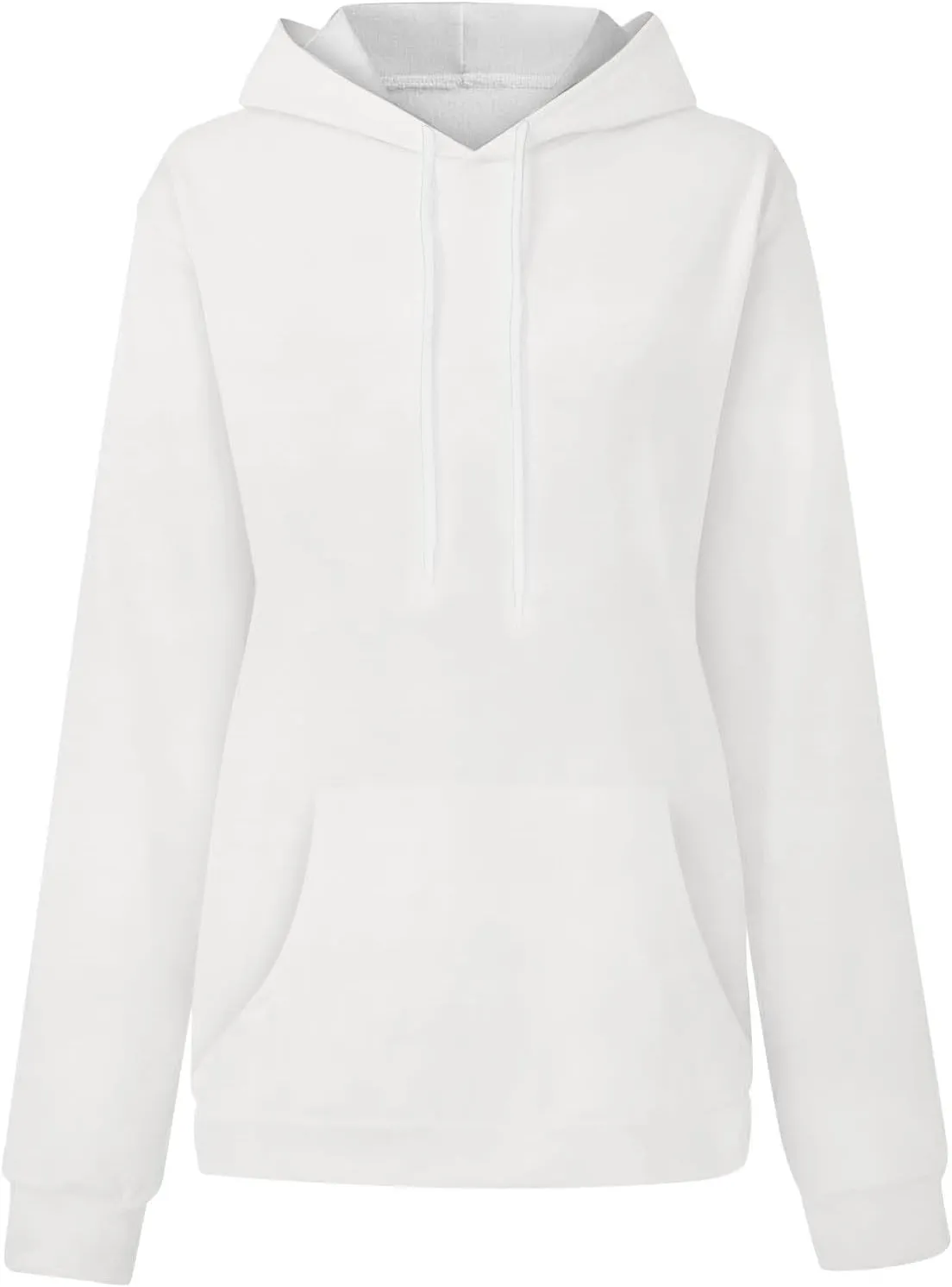 Women's Hoodies Sweatshirts Cute Long Sleeve Tops Loose Fleece Pullovers with Pocket