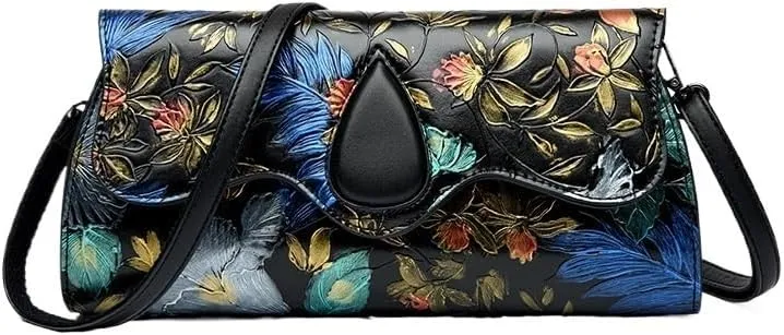 Women's Printed Mother Bag - Large Capacity Retro Versatile Handbag - Crossbody Bag