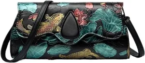 Women's Printed Mother Bag - Large Capacity Retro Versatile Handbag - Crossbody Bag