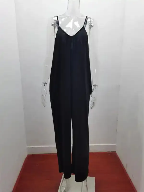 Women’s Solid Color Hot Short Jumpsuit