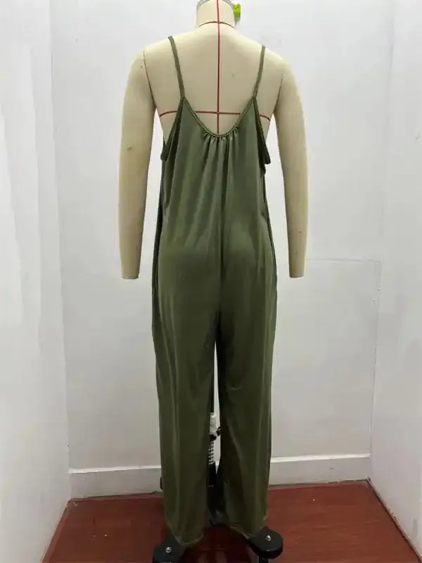 Women’s Solid Color Hot Short Jumpsuit